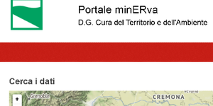 Portale MinERva - Banche dati banche dati a cura della D.G. Cura del Territorio ed Ambiente