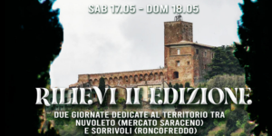 “Rilievi”, evento il 16 e 17 maggio prossimi