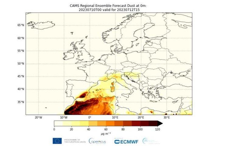 Immagine CAMS-Copernicus