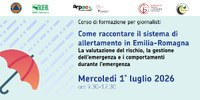 Allertamento, corso di formazione per giornalisti