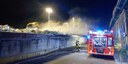 Parma, incendio in un centro rifiuti Iren