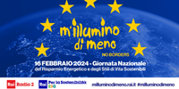 16 febbraio: i Ceas per "M'illumino di meno", edizione 2024