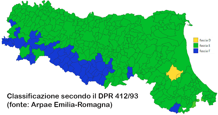 Classificazione secondo il DPR 412/93