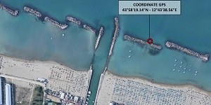 Condotta miscelazione acque foce torrente Ventena - Cattolica