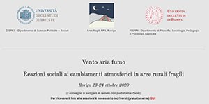 Convegno online sulle Aree fragili 2020