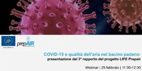 Covid-19 e qualità dell'aria nel bacino padano