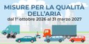 Dal 1°ottobre tornano le misure per la qualità dell'aria