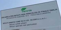 Discarica Feronia di Finale Emilia, rinvio a giudizio