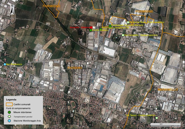 Fiorano mappa