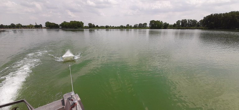 Campionamento sul fiume Po