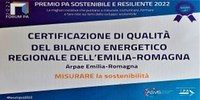 Il Bilancio energetico regionale di Arpae premiato da Forum Pa e Asvis