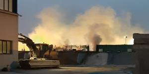 Incendio alla Recter di Imola (BO), l’intervento di Arpae