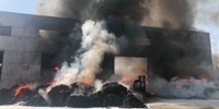 Incendio in corso nel modenese presso la ditta Eco.Ge.Ri.srl
