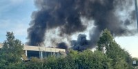 Incendio in un’azienda di recupero rifiuti a Carpi (MO)