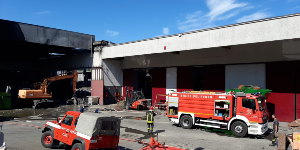 Incendio all’Oppimitti Costruzioni, l’intervento di Arpae