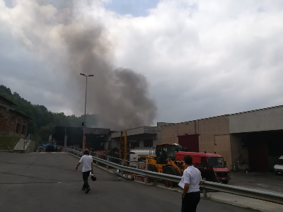 Incendio alla Oppimitti costruzioni srl del 16 agosto 2021