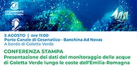 Mare, la presentazione dei dati di Goletta Verde a Cesenatico