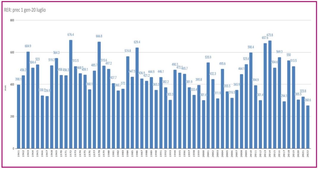 Precipitazioni 1/1-20/7