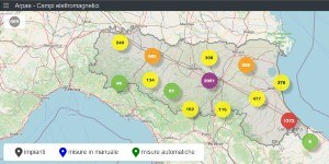 Online la mappa tematica dei campi elettromagnetici (CEM)