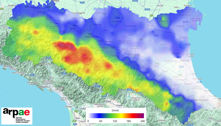 Precipitazioni 24 giugno 2024