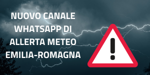 Protezione civile. Attivo il canale whatsapp di "Allerta Meteo ER"