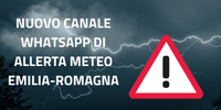 Protezione civile. Attivo il canale whatsapp di "Allerta Meteo ER"
