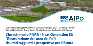 Rinaturazione dell'area del Po, evento di presentazione il 19 giugno