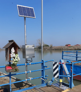 Stazione di monitoraggio a Po di Goro