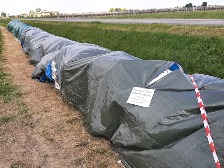 Terreno rimosso e posto in sicurezza