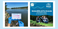 WaterBlitz, cittadini in campo per monitorare la salute del fiume Po