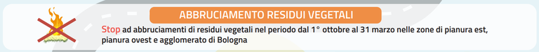 Divieto abbruciamenti febbraio-marzo 2024