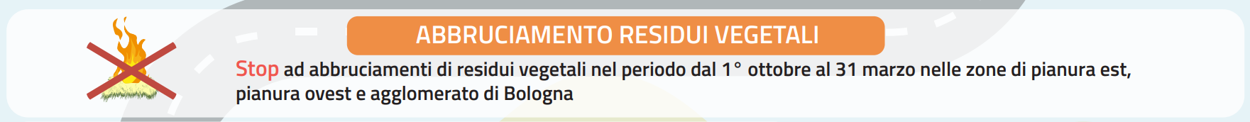 Divieto abbruciamenti febbraio-marzo 2024