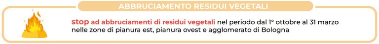 Abbruciamento residui vegetali 2025-2026