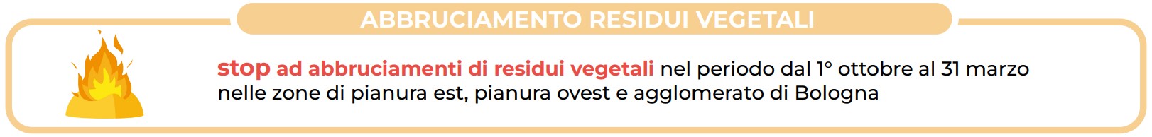 Abbruciamento residui vegetali 2025-2026