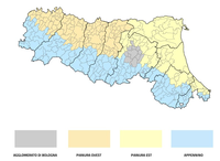 Mappa Zone Emilia-Romagna
