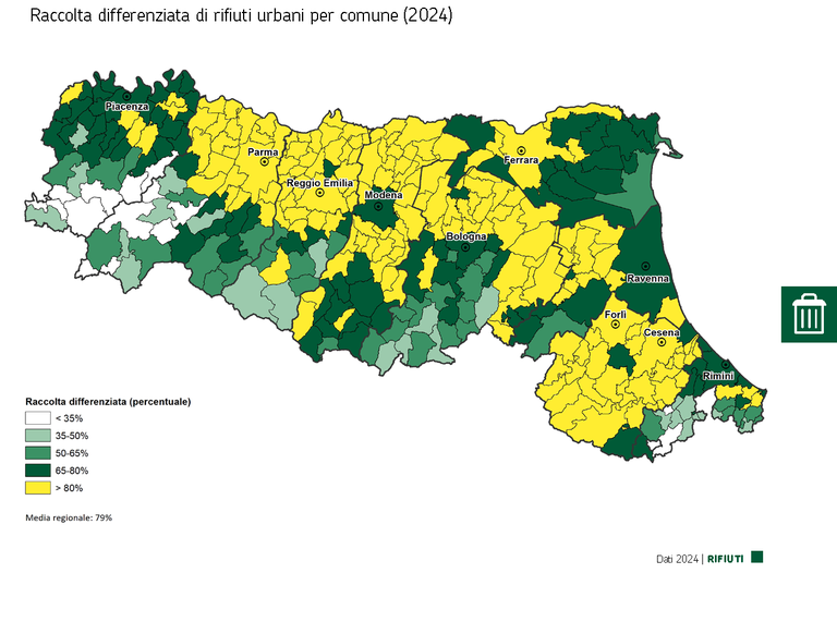 RIFIUTI - ARPAE RACCOLTA DIFFERENZIATA 2024 Mappa RER.png RIFIUTI - ARPAE RACCOLTA DIFFERENZIATA 2024 Mappa RER.png