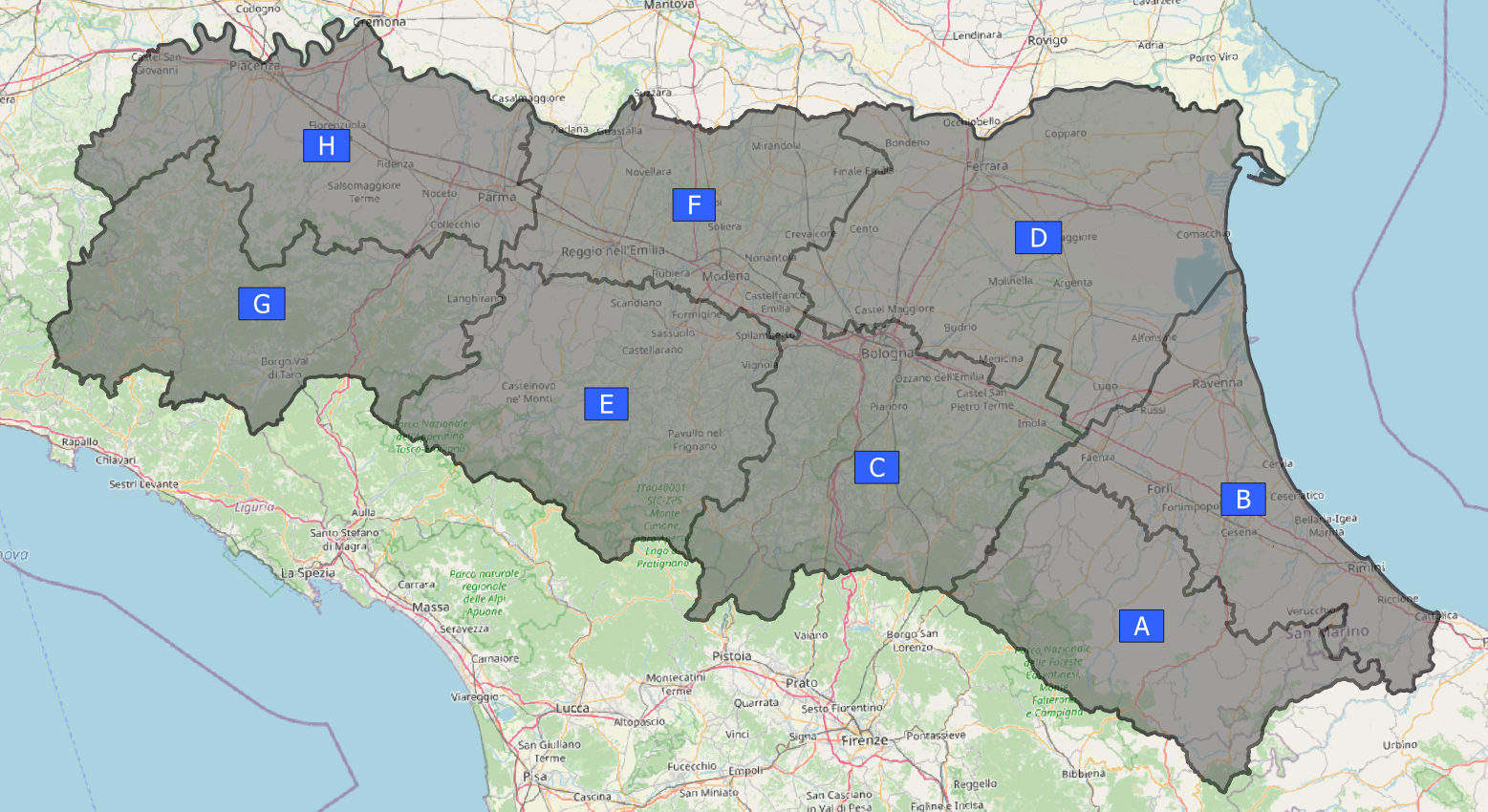 Macroaree regionali