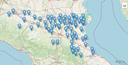 Mappa stazioni gelate tardive