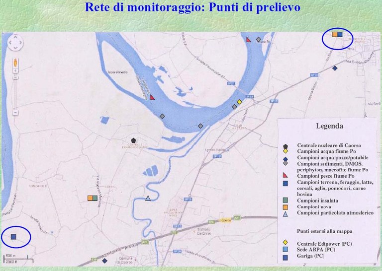 Reti di monitoraggio punti di prelievo