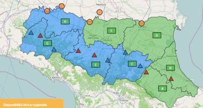Guida siccità - mappa regionale