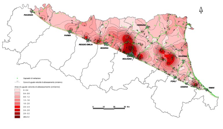 Velocità di movimento del suolo